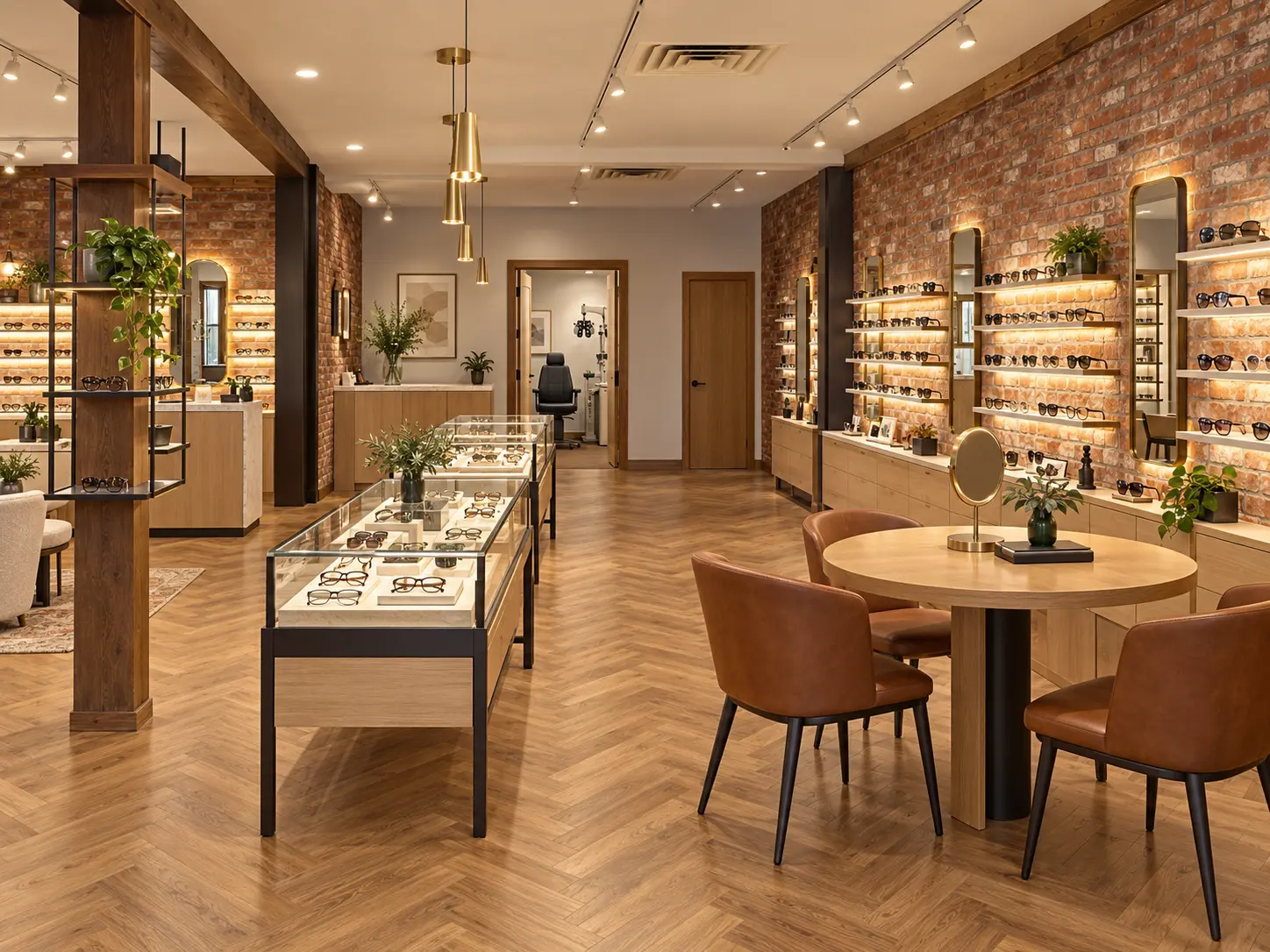 Concept de boutique d’optique