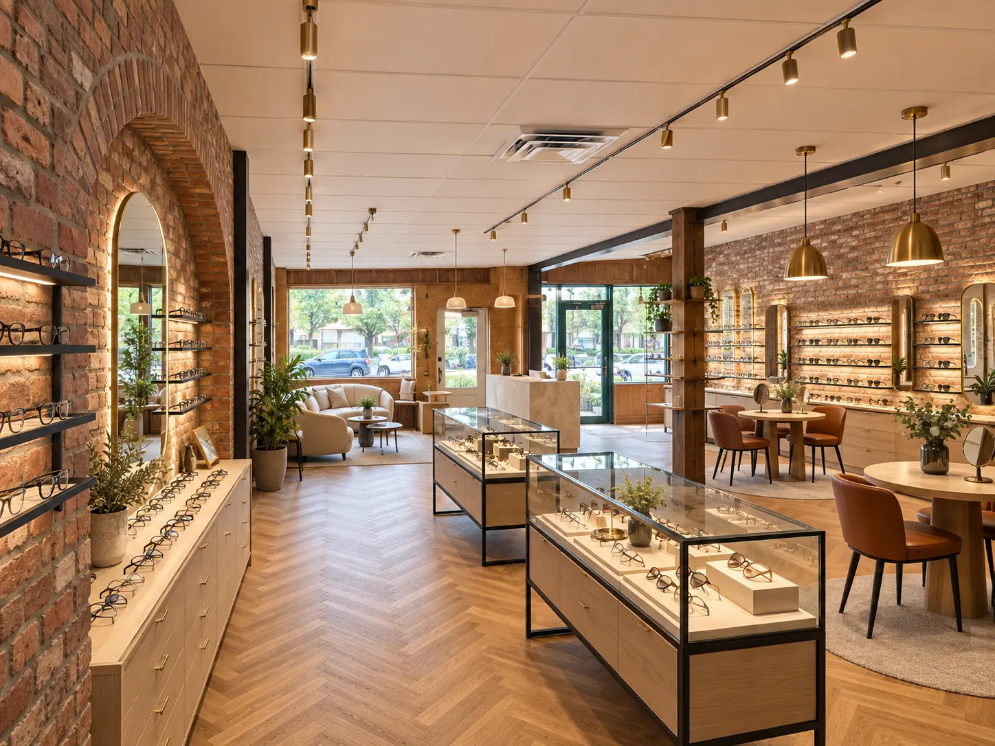 Concept de boutique d’optique