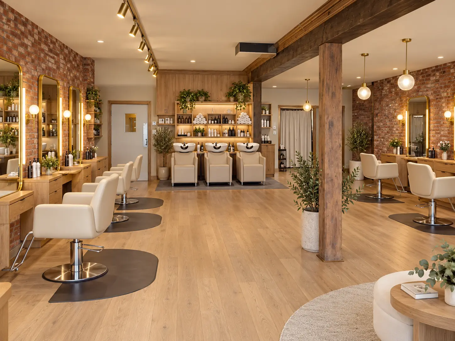 Concept de salon de coiffure et de beauté