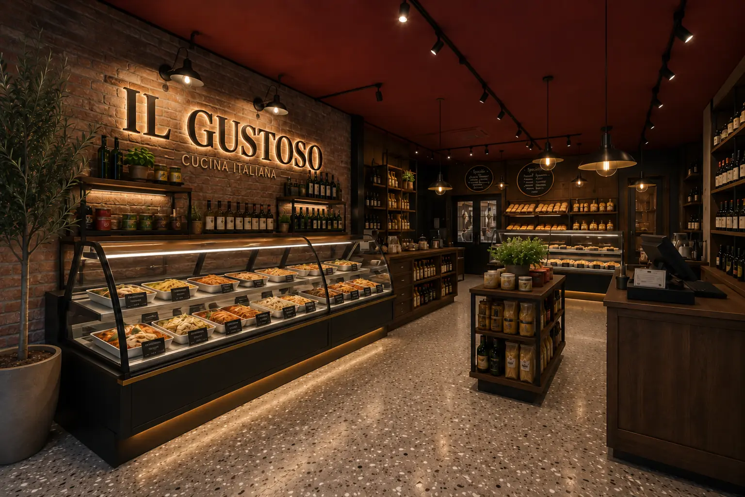 Concept de restaurant Il Gustoso